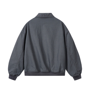 水洗牛仔外套男款春美式痞帅上衣服宽松休闲工装夹克JK1331-P108图片