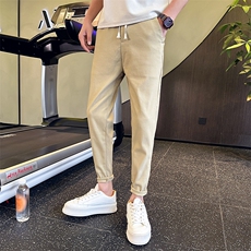 社会小伙秋季新款休闲裤男士修身小脚长裤男生裤子潮901K314p48，男装休闲裤，星座901