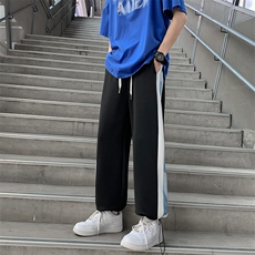 夏季潮流宽松百搭休闲裤男直筒裤韩版潮牌抽绳束脚卫裤K3664-P31，男装休闲裤，星座512-2