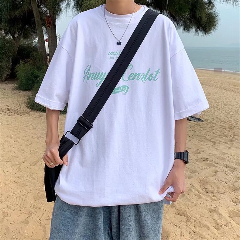 男圆领纯棉T恤宽松短袖T174P28,男装T恤,星座1116-2