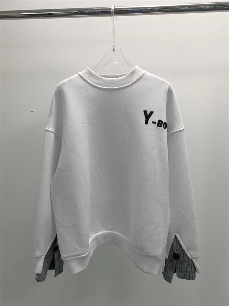 毛衣拼接卫衣，女装针织衫/毛衣，YSQ Boomboom