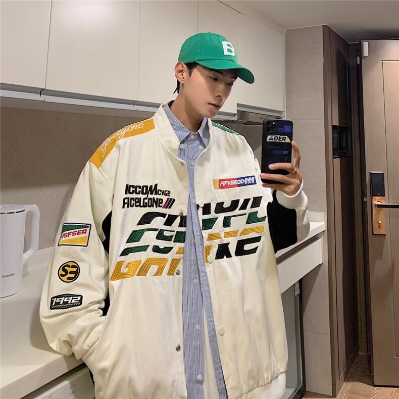 男秋季2023新款长袖夹克外套JK04P75图片