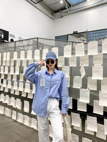 贴标欧韩衬衣，女装，地海衣社