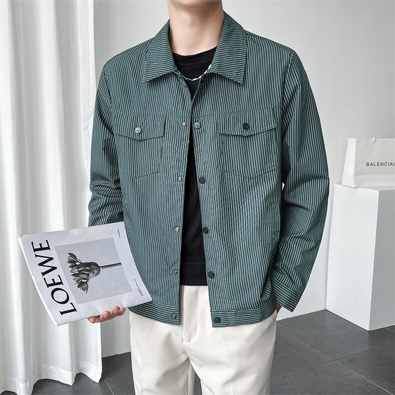 直播新款夹克男轻熟风外套高品质男式JK0916-P85图片