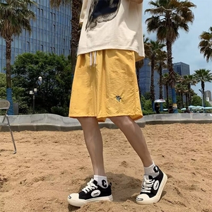 工装短裤子男士夏季新款短裤五分休闲裤男生宽松运动中裤男图片