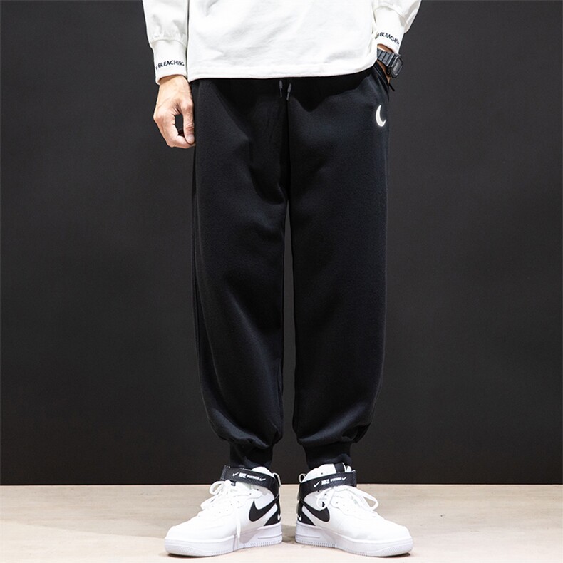 K12055-P40束脚纯棉运动裤男士休闲裤大码宽松卫裤男马切达,男装休闲裤,电商A040A