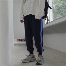 秋季新款运动裤男宽松针织裤潮流束脚卫裤休闲裤202-7-G，男装休闲裤，星座1302