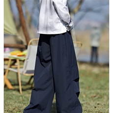 时尚设计凉感伞兵裤男直筒宽松休闲裤青少年美式高街潮牌工装裤，男装工装外套，星座506A