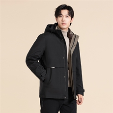 冬季加厚男士羽绒服可卸帽子羽绒外套大码男装A266-YR2518-P245，男装羽绒服，电商A266