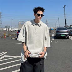 新款短袖t恤男ins潮牌欧美嘻哈风圆领打底衫上衣夏季，男装T恤，四季星座505