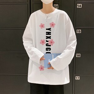 ！秋季打底衫男卫衣男潮流圆领纯棉长袖T恤男CX292-P25，男装T恤，电商B371