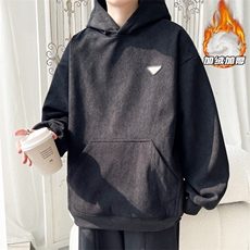 2024冬季新款旋律风车大码灯芯绒加绒卫衣M-5XHW24929-特P50，男装卫衣，电商A022