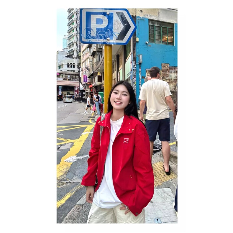 工装外套男女新翻领绣花夹克时尚休闲痞帅上衣513AJK2732P62,男装夹克,星座513A