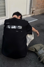 潮牌短袖T恤印花设计感T恤美式复古夏季新款打底短袖T恤半袖P38，男装T恤，电商B319