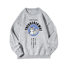 加厚加绒毛衣男大码毛线衣男针织衫M19160-P45加绒款-P65白底，男装针织衫/毛衣，电商A040A