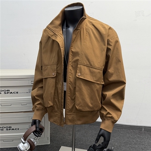 JK007假模 大口袋工装教练飞行立领夹克 聚酯纤维(S-3XL)TP38图片