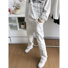 B221美式ins高街小众假破洞修身微喇牛仔裤LK22065-P65控88，男装牛仔裤，电商B221