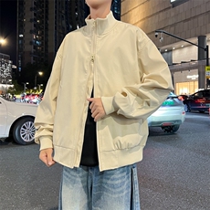 直播美式飞行员夹克男士潮流痞帅立领百搭工装外套6187-特P40，男装夹克，星座1403A