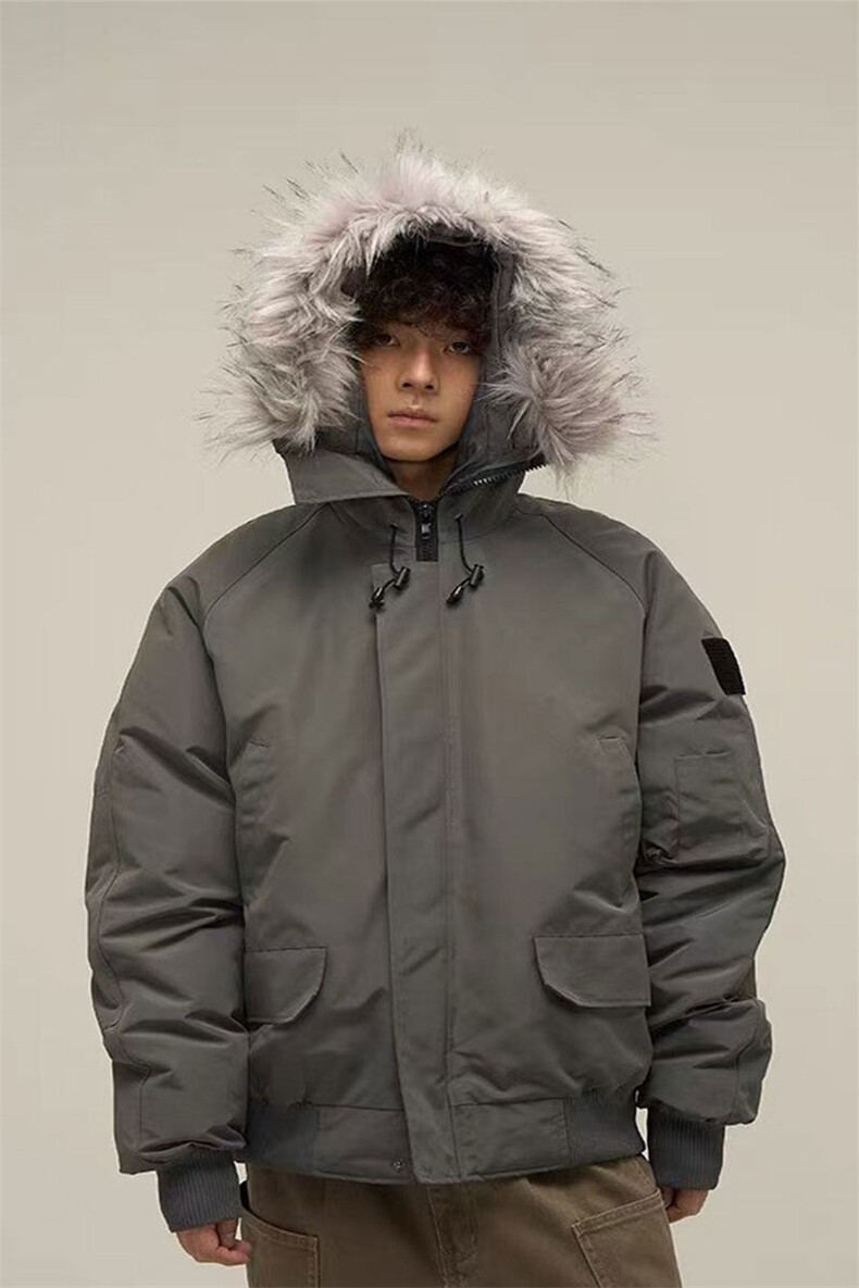 网络图慎用！图片只做展示大货毛领派克服工装棉服MY77917P138,男装棉衣,星座226-2