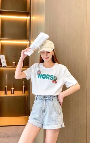 夏季新款全棉短袖针织T,女装,mumu.story