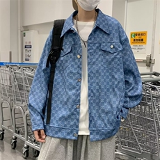 2022牛仔外套男潮牌高级感小众夹克潮ins港风J83P50，男装夹克，星座1116-2
