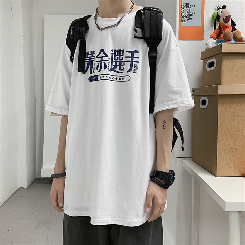 202-7-GT06-P25夏季新款T恤男宽松韩版潮流情侣装短袖圆领半袖,男装T恤,星座1302