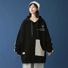 280斤可穿大码慵懒风卫衣2023秋季新款中性风男女无性别连帽上衣，男装卫衣，钱塘717(原712)