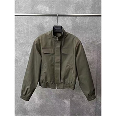 网图美式立领防水骑兵服短款硬汉百搭外套JK0211/P70，女装短外套，星座205-3