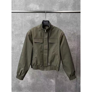 网图 美式立领防水骑兵服短款硬汉百搭外套JK0211/P70图片