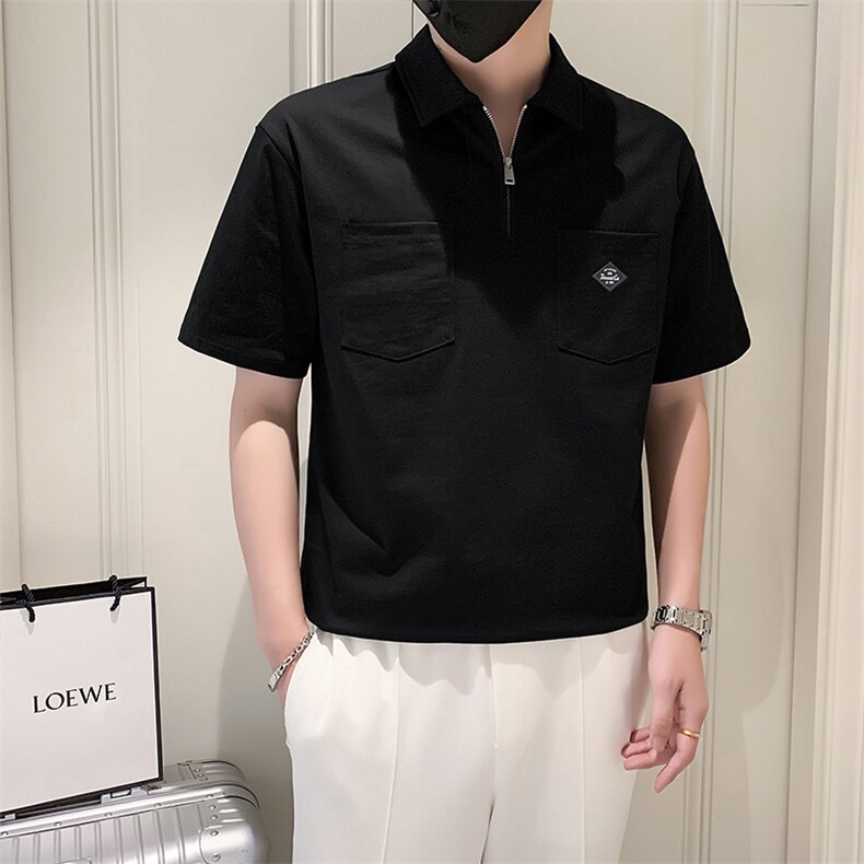 23男士翻领T恤B226-001-p55,男装T恤,电商A210