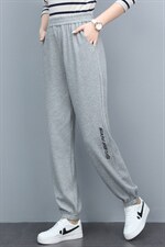 长期现货，运动裤女春秋季新款宽松休闲裤纯色显瘦长裤，女装休闲裤，涵誉