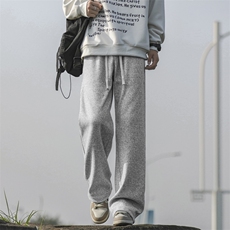 秋冬季时尚百搭垂感运动卫裤宽松直筒男士休闲长裤X1870-特批-55，男装休闲裤，星座718