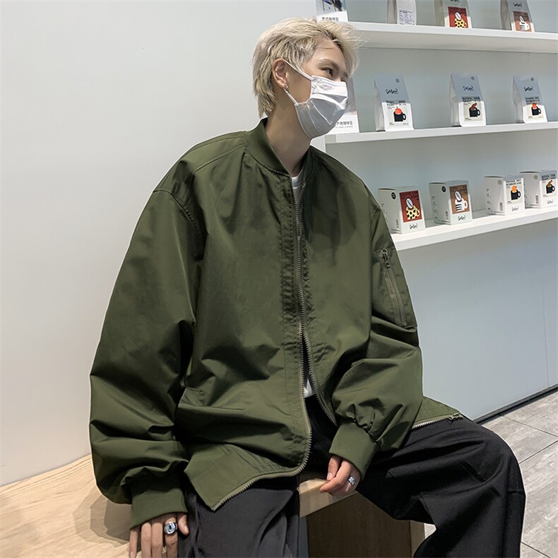 Wt38-P55美式复古小牛津夹克棒球服图片