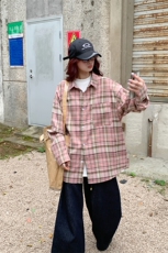 特P40无差价新款秋季时尚潮流格子长袖衬衫-HS2297港风，男装衬衫，电商A003