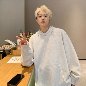 抖音得物高品质 秋冬美式高街重磅结构金属装饰连帽卫衣外套XS104图片
