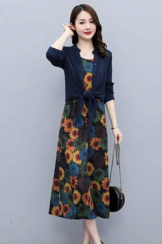 2025春季时尚简约大方气质优雅收腰显瘦休闲修身百搭潮流两件套，女装套装/套裙，施恩睿棋