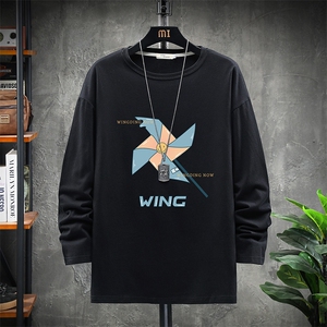 TX3112-P25纯长袖t恤男大码圆领打底衫体恤展架