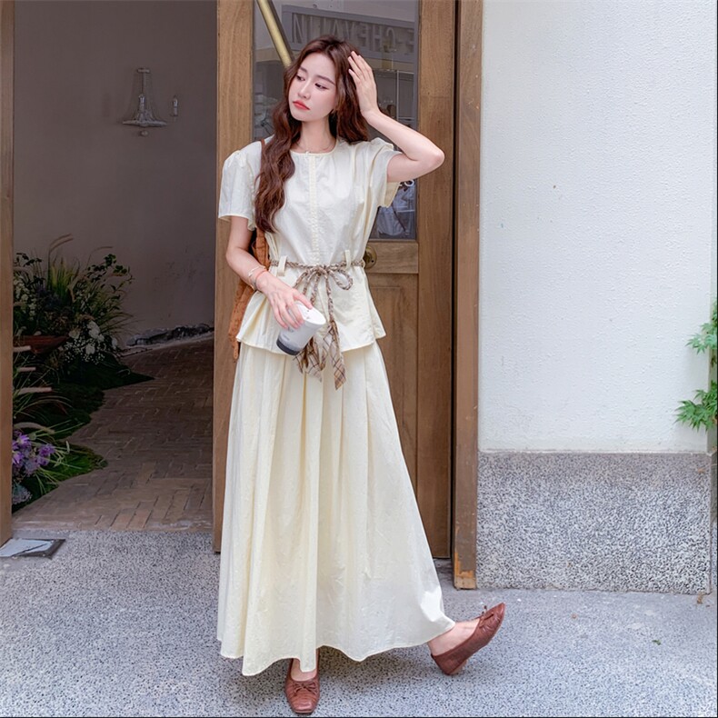 现货210-3275-P145-K198夏季新款小众设计韩版套装2025年夏季,女装套装/套裙,浙宝210（原浙宝191）
