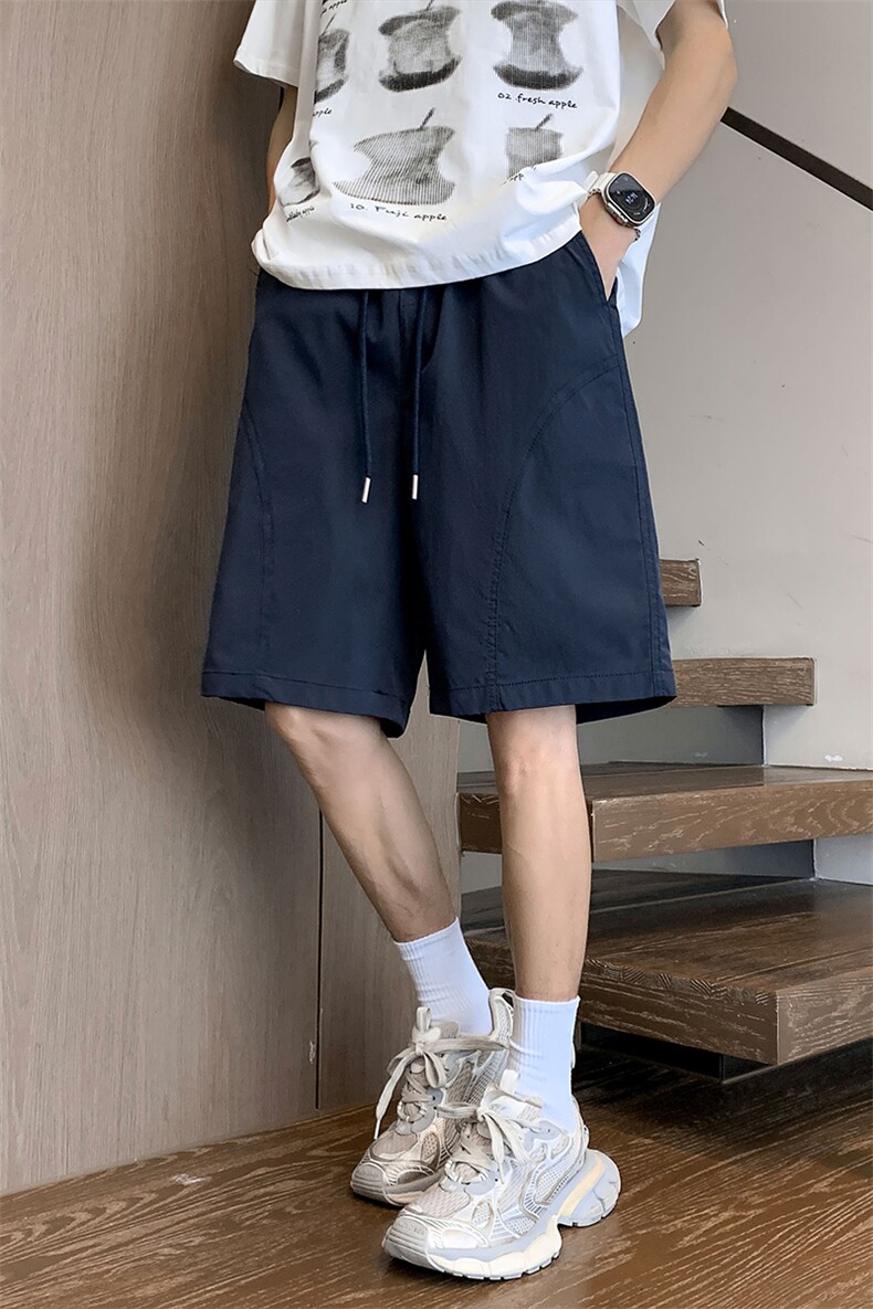 备货50w件2026夏季冰感冰丝拼接短裤男DK5855-特P9建议零售价28,男装牛仔裤,电商A001-1