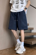 备货50w件2026夏季冰感冰丝拼接短裤男DK5855-特P9建议零售价28，男装牛仔裤，电商A001-1