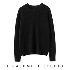 商务休闲baby小山羊绒衫男圆领针织衫宽松打底衫内搭秋冬保暖毛衣，女装羊绒衫，澳冬特羊绒