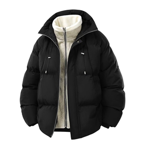 美式复古 假两件设计 短款棉服 RDL23106G-P175图片