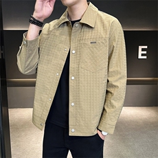 JK2503-P80秋冬新款大码翻领休闲外套夹克控129，男装夹克，星座109