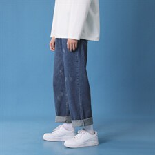 主推！秋冬新款蒙马特港风男女牛仔裤X715k004P50控78，男装牛仔裤，星座715
