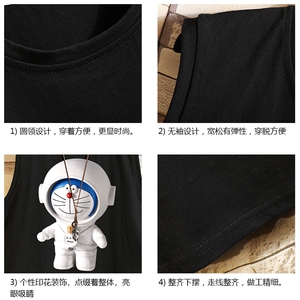 BX25233-P20 港风运动汗背心男大码汗衫男无袖T恤男 砖墙图片