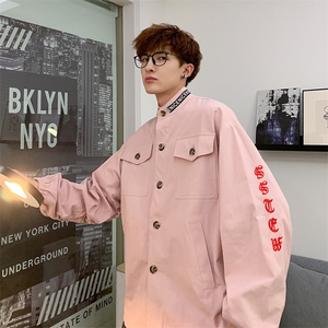 714-1-S601男港风春秋新款休闲情侣男夹克款精品B2图片