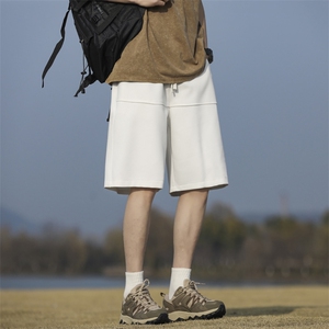 纯棉五分短裤夏季宽松直筒休闲百搭运动潮牌裤子XD1720特批27图片