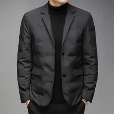 羽绒服西服商务便西上衣2023新款中年休闲西装外套HPN688063-P250，男装西服，电商B212（原钱塘6029）