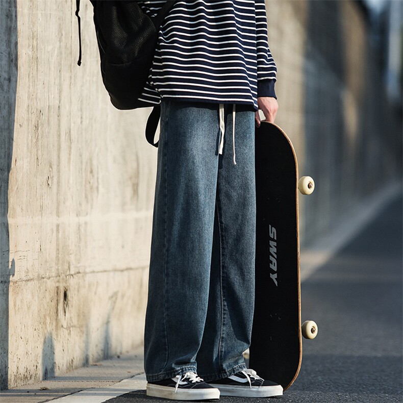 2023港风水洗男士做旧牛仔裤男XZ914-6-G63-P35，男装牛仔裤，星座914-6