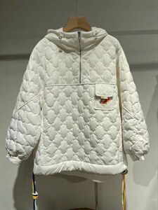时尚连帽套头羽绒服,女装羽绒服,cicicoco